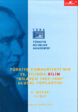 Türkiye Cumhuriyeti'nin 75. Yılında Bilim I. Kitap I. Cilt